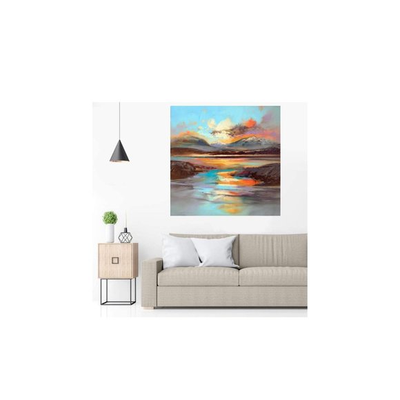 DIY Painting By Numbers / Landscape View House Oil Picture Paint For Adults - Picture 2 of 5